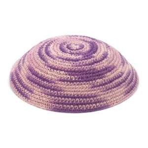  Hand Knitted Kippah   Pink/Purple/Lavendar Everything 