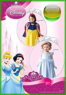 Disneys Snow White Cinderella Costume Patterns Toddlers  