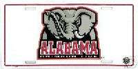 Brand New Alabama Tide ELEPHANT BAMA License Plate NCAA  