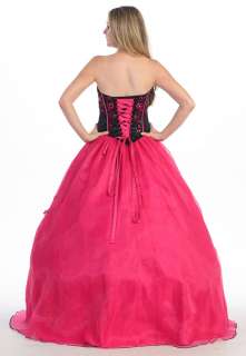 True Prom Pageant Dress New Quinceñera Sweet 16 Wedding Ball Gown W 