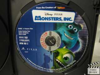 Monsters, Inc. DVD 2 Disc Billy Crystal, John Goodman 786936164886 