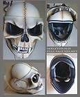skeleton full face helmet harley davidson rider helmet  