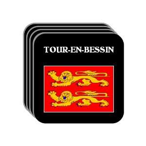   )   TOUR EN BESSIN Set of 4 Mini Mousepad Coasters 