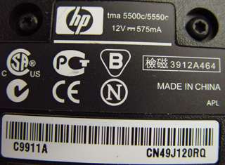 HP Scanjet TMA 5500c Negative Slide Adapter C9911A  