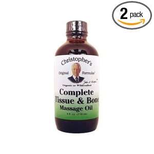 Dr.Christophers Complete Tissue and Bone Massage Oil   4 Oz, Pack of 