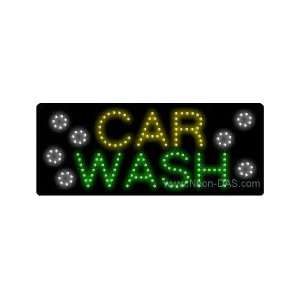Car Wash LED Sign 11 x 27