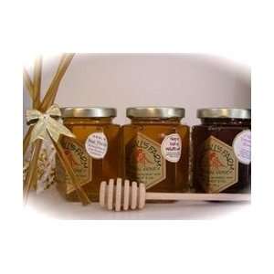 Honey 3 Jar Assortment   Star Thistle, Lavender, Napa Valley 