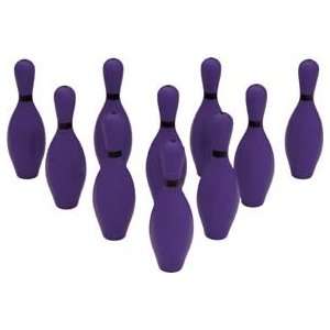  Purple Bowling Pin Set by Olympia Sports