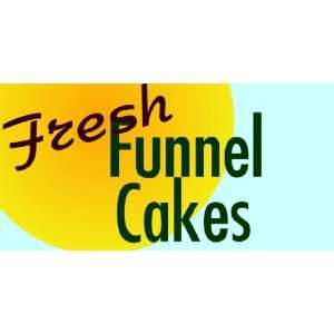  3x6 Vinyl Banner   Funnel Cakes 