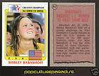 SHIRLEY BABASHOFF US 1983 Topps Greatest Olympians CARD