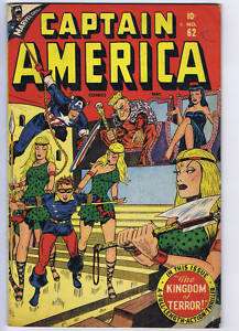 Captain America Comics #62 Timely 1947  