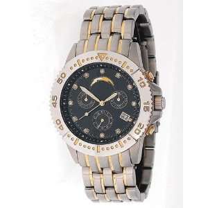   Chargers Silver/Gold Mens Legend Swiss Wrist Watch