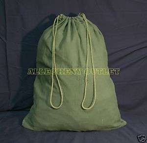 USGI MILITARY CLOTH COTTON BARRACKS/DUFFLE BAG USED GOOD SHAPE (Made 