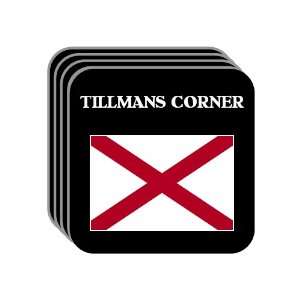 US State Flag   TILLMANS CORNER, Alabama (AL) Set of 4 Mini Mousepad 