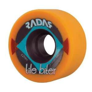 Radar Tiler Biter Orange Slim Skate Wheels 8 Pack 94A Hardness and 