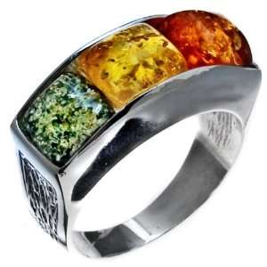   and Sterling Silver Square Designer Ring Ian and Valeri Co. Jewelry