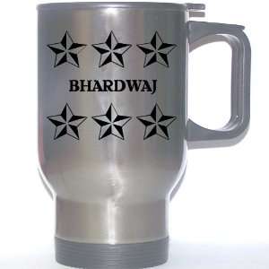  Personal Name Gift   BHARDWAJ Stainless Steel Mug (black 