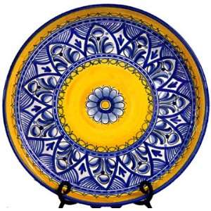  Ceramic Serving Plate from Spain. Fiesta Yellow