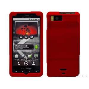  Cellet Red Rubberized Proguard Cases for Motorola DROID X 