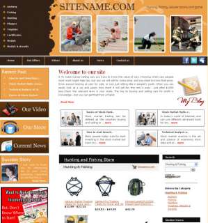 Established Hunting Fishing Accessories website 4 Sale  