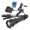   LED Flashlight Torch 500LM 5 Mode +Charger +18650 Rechargeable Battery