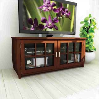 Sonax Washington Bay Real Wood TV Stand and Bench in Espresso Finish 