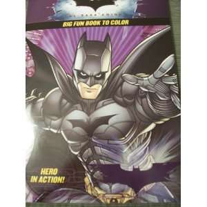   The Dark Knight ~ Hero in Action ~ Big Fun Book to Color Toys & Games