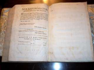 Bible Biblia Latin Psalms Commentary Vellum Folio 1730  