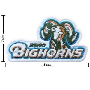  3pcs Reno Bighorns Logo Embroidered Iron on Patches Kid 