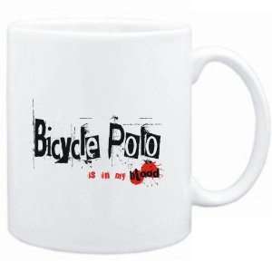 Mug White  Bicycle Polo IS IN MY BLOOD  Sports  Sports 