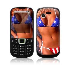   Samsung Evergreen Skin Decal Sticker   US Flag Bikini 