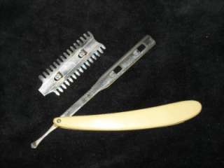 Antique Durham Domino Hair & Beard Trimmer 1907 Made in USA Celluloid 