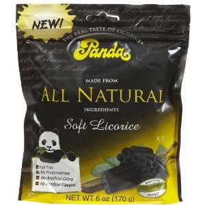 Panda Licorice Chews Bag 6 oz. (Pack of 12)  Grocery 