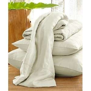  Haven by Hotel Sanded Silk King Sham Shell Ivory