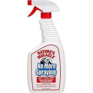   Spraying Just For Cats Stain & Odor Remover