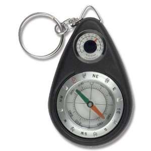  New Keychain Compass and Thermometer