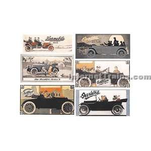   Scale Large 1910s Cars #1 Billboard Signs (6 per pack) Toys & Games