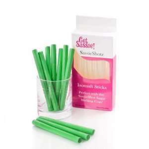  SassieShotz Isomalt Sticks, Leaf Green Cloud Kitchen 