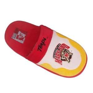  Maryland Terrapins Scuff Slipper Size 10 11.5, Color Red 