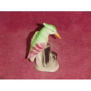  Green Bird with Long Beak Porcelain Figurine Everything 
