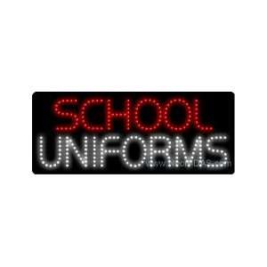  School Uniforms Outdoor LED Sign 13 x 32 Sports 