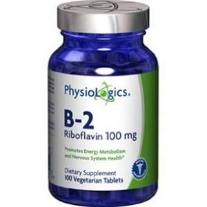  Physiologics   B 2 100 mg (Riboflavin) 100 vtabs Health 