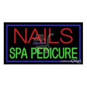  Nails Spa Pedicure LED Sign