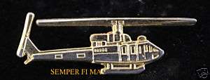 BELL 212 GOLDSX PLATED HAT PIN WOW HELICOPTER  