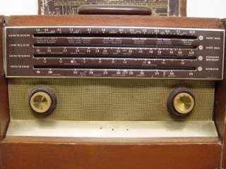 1955 Silvertone # 5227 Short Wave Radio Works Good Condition YES 