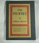 THE PROPHET by Kahlil Gibran Hard Cover, 1979, with slipcover ( Borzoi 