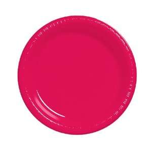  Magenta Plastic Luncheon Plates Toys & Games