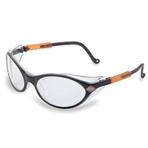   Safety Glasses Black Frame, Clear Lens   Box of 10