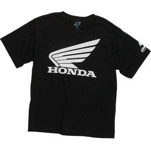   Youth Honda Current T Shirt   Youth X Large/Black Automotive