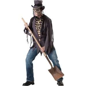   Character Costumes Grave Robber Adult Costume / Black   Size X Large